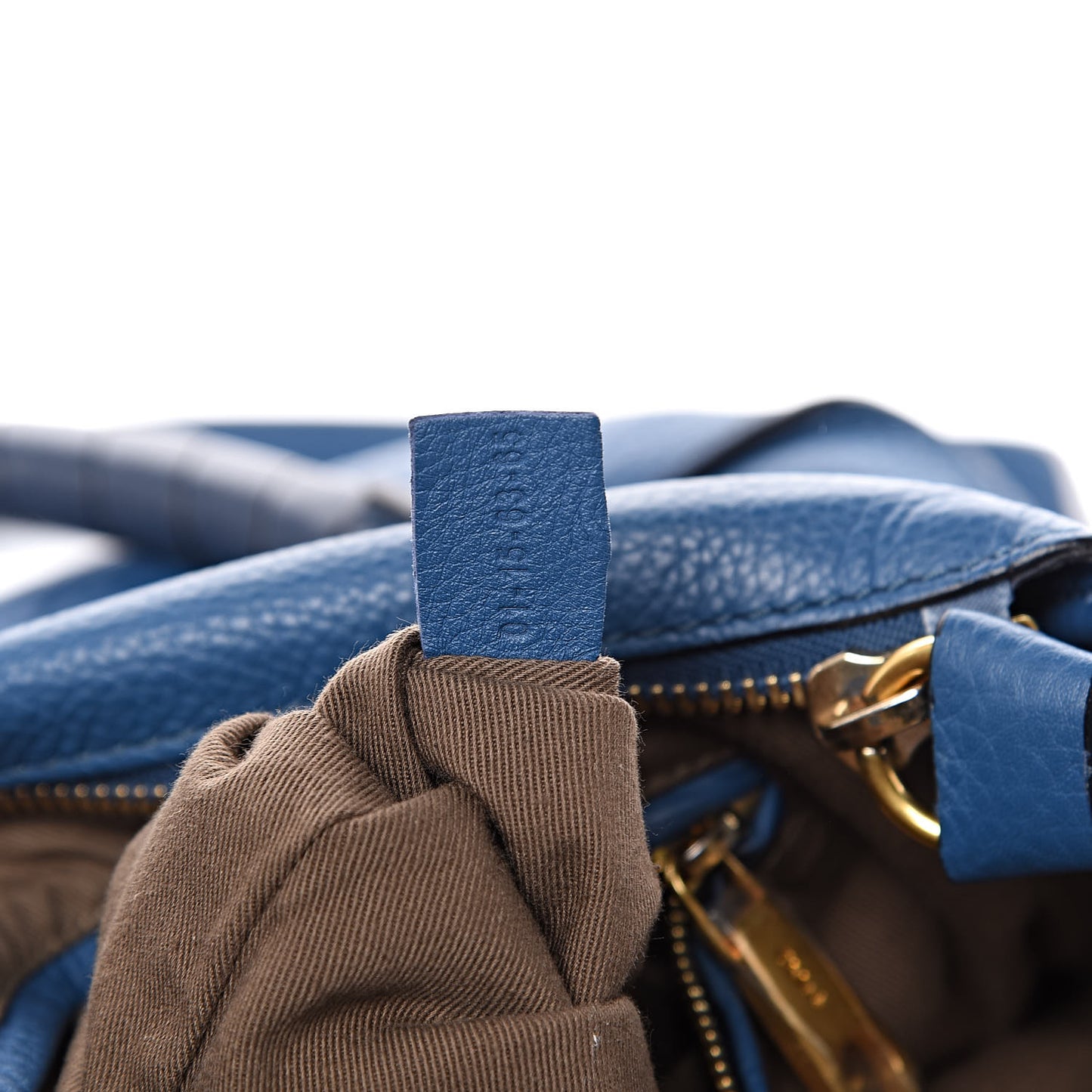 Calfskin Medium Marcie Satchel Royal Navy