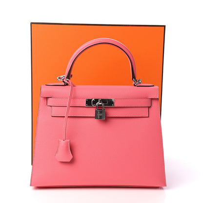 Hermes Epsom Kelly Sellier 28 Rose Azalee 7 of 7