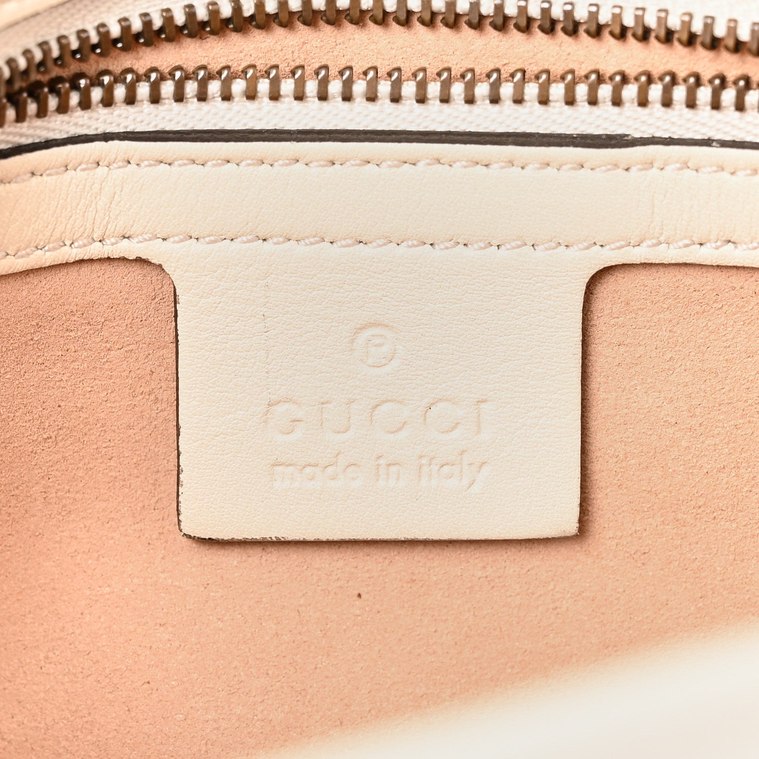 Gucci Calfskin Matelasse Small GG Marmont Shoulder Bag White 6 of 16