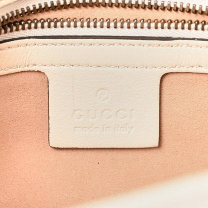 Gucci Calfskin Matelasse Small GG Marmont Shoulder Bag White 6 of 16
