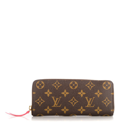 Louis Vuitton Monogram Clemence Wallet Fuchsia 1 of 7