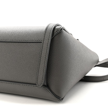 Celine Grained Calfskin Nano Belt Bag Grey 10 of 10