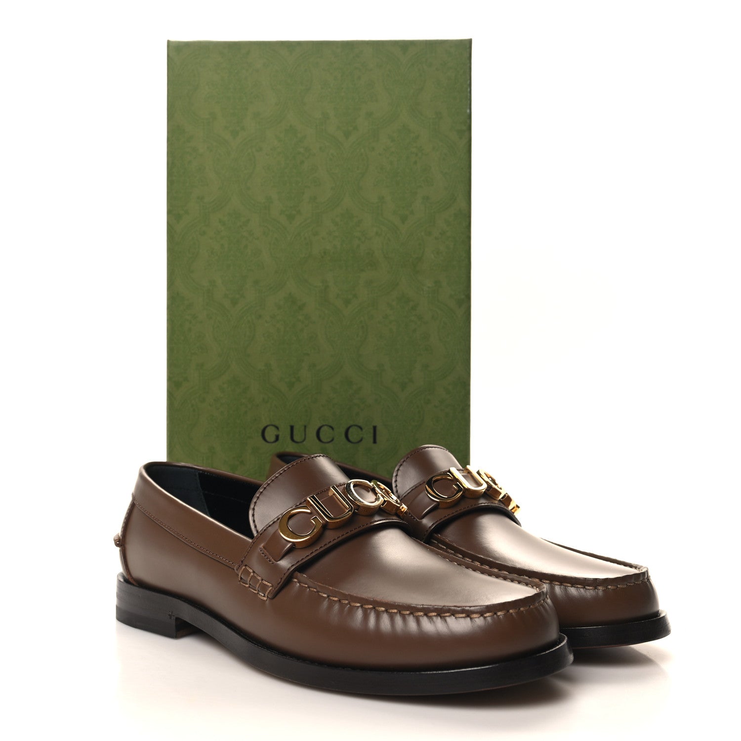 Gucci Millennial Ribot Mens Cara Loafers 8 Brown Sugar 9 of 9