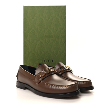 Gucci Millennial Ribot Mens Cara Loafers 8 Brown Sugar 9 of 9