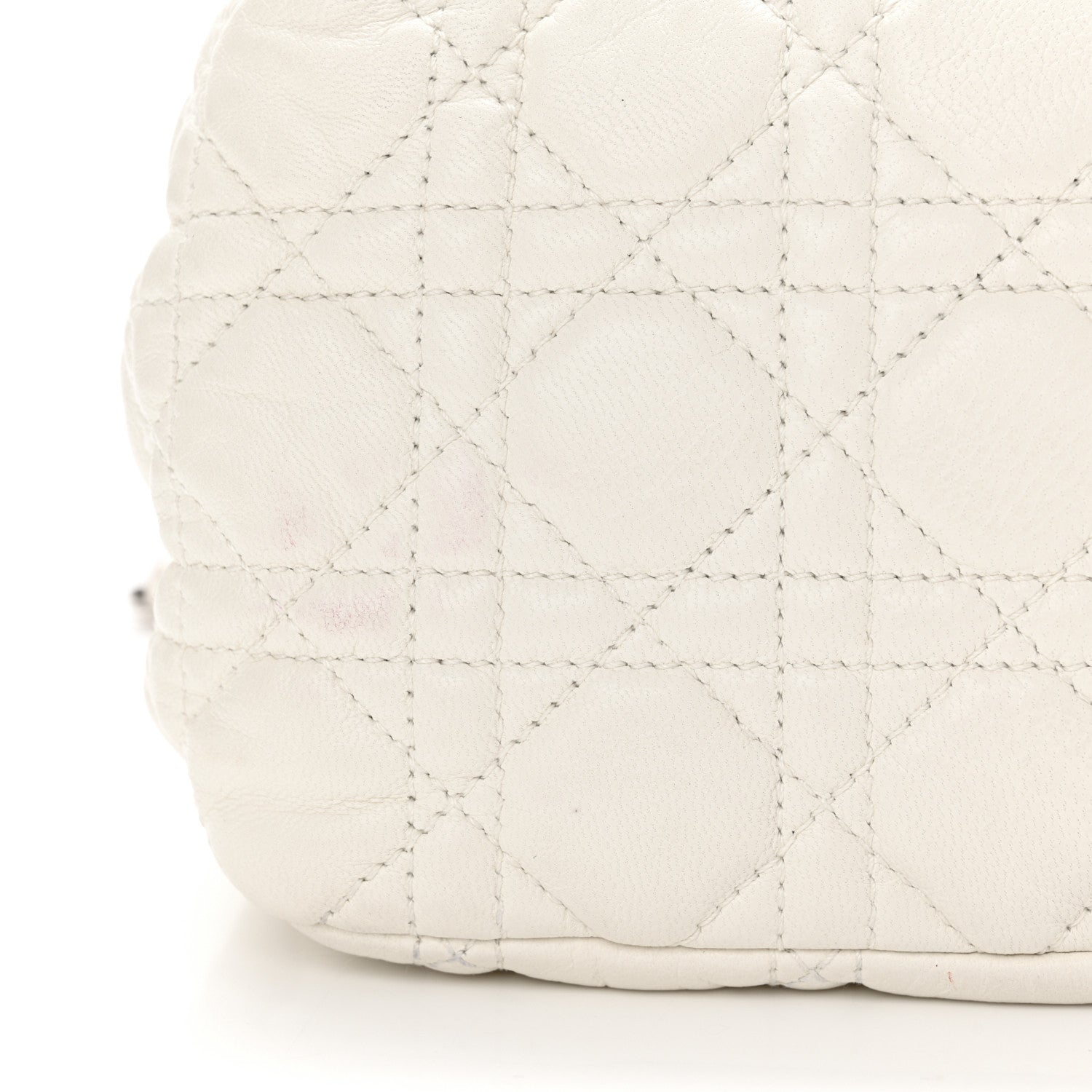 Christian Dior Lambskin Cannage New Lock Flap White 14 of 16
