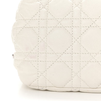 Christian Dior Lambskin Cannage New Lock Flap White 14 of 16