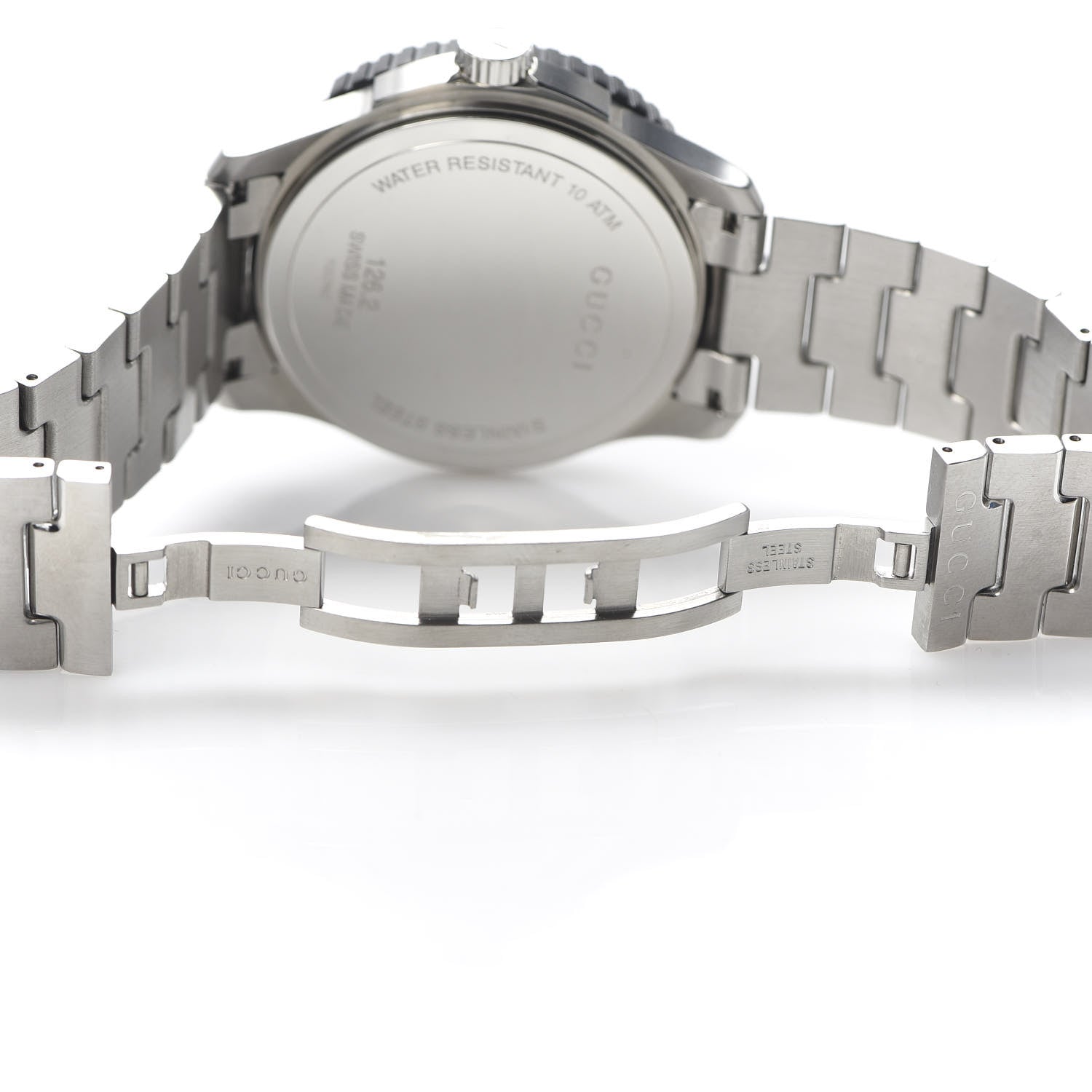 Gucci Stainless Steel 44mm G-Timeless Sport Quartz Watch Black 6 of 7