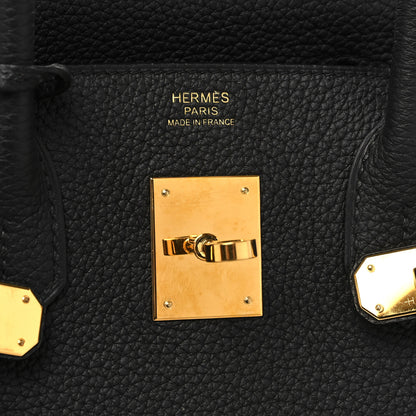 Hermes Togo Birkin 30 Black 7 of 15