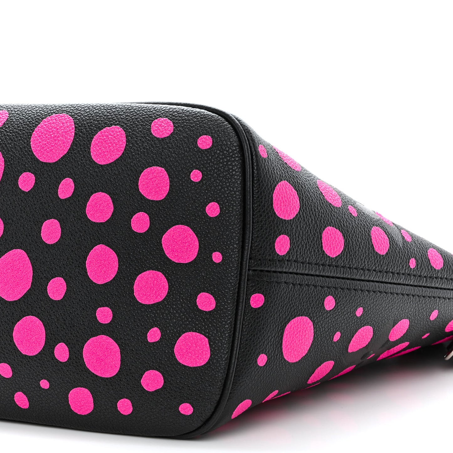 LV X YK Empreinte Infinity Dots Neverfull MM Black Fuchsia