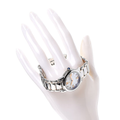 David Yurman Stainless Steel 18K Rose Gold Diamond Mother of Pearl 30mm Classic Quartz Watch 2 of 9