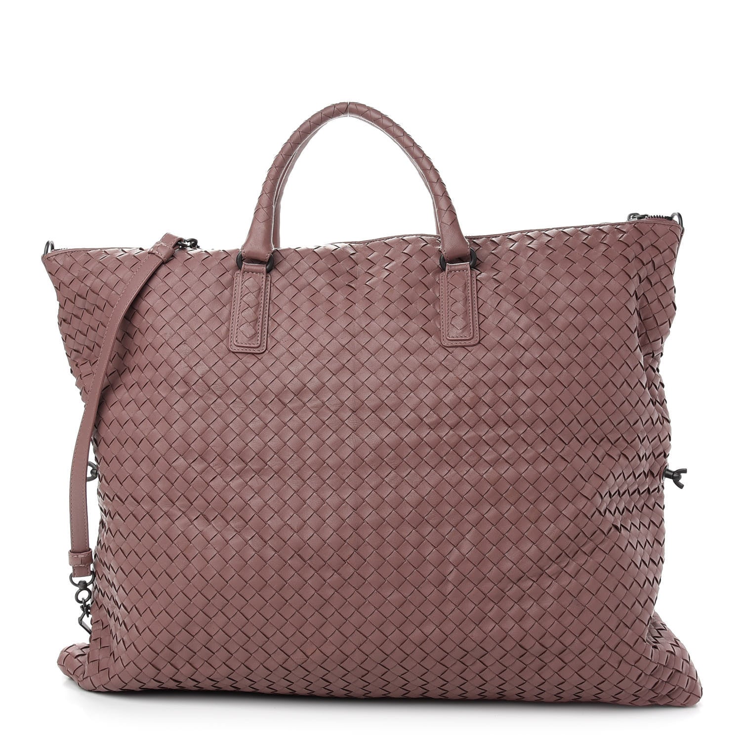 Bottega Veneta Nappa Intrecciato Maxi Convertible Tote Violet 1 of 8