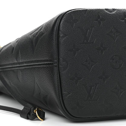 Louis Vuitton Empreinte Monogram Giant Neverfull MM Black 7 of 9
