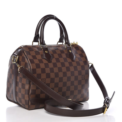 Louis Vuitton Damier Ebene Speedy Bandouliere 25 3 of 11