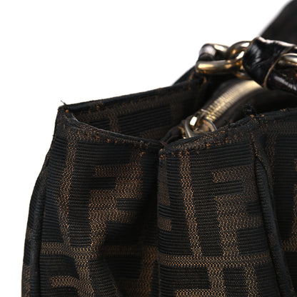 Fendi Zucca Mia Tote Tobacco 23 of 24