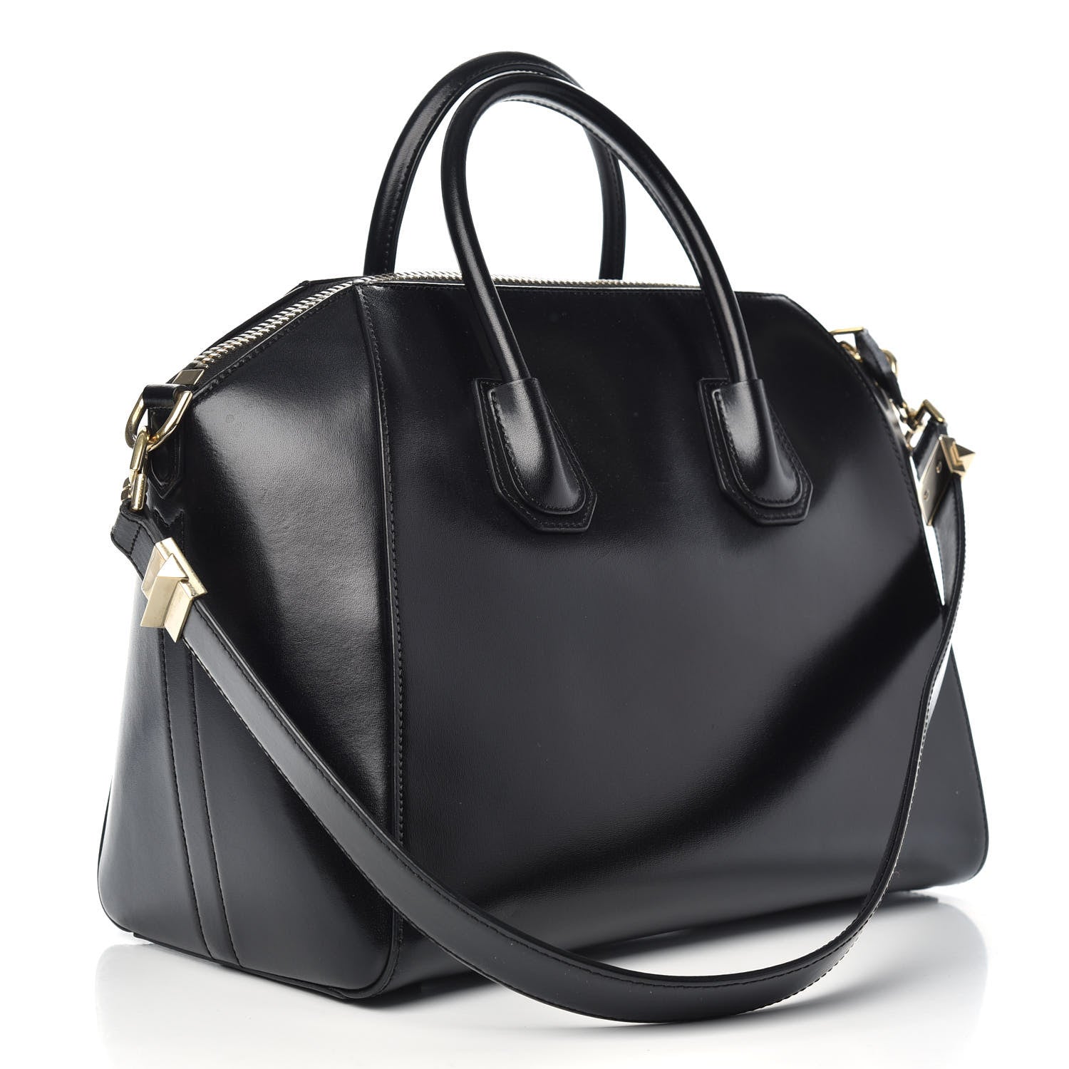 Givenchy Shiny Lord Calfskin Medium Antigona Black 3 of 13