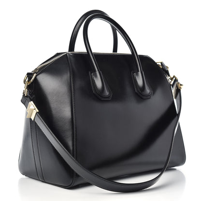 Givenchy Shiny Lord Calfskin Medium Antigona Black 3 of 13