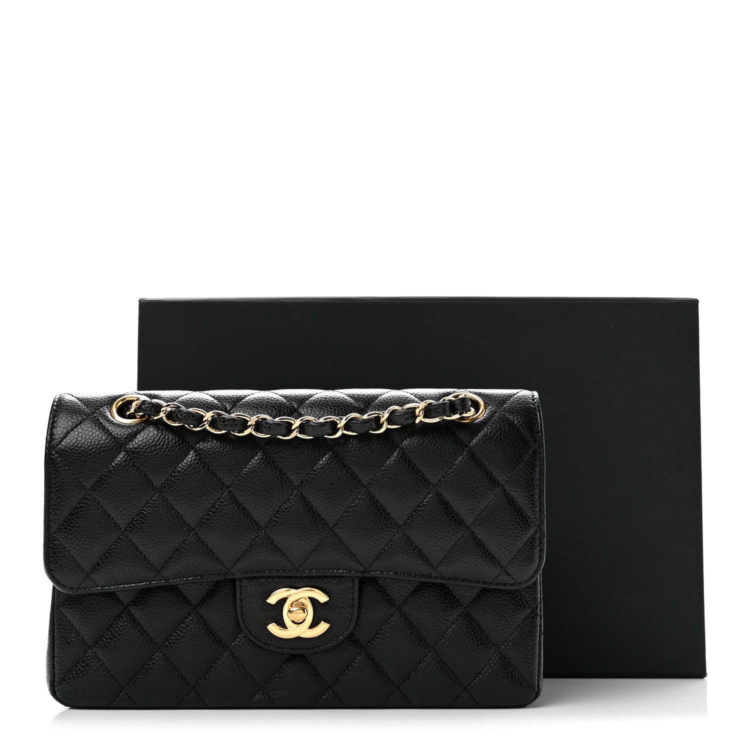 Chanel Caviar Quilted Small Double Flap Black 12 of 12