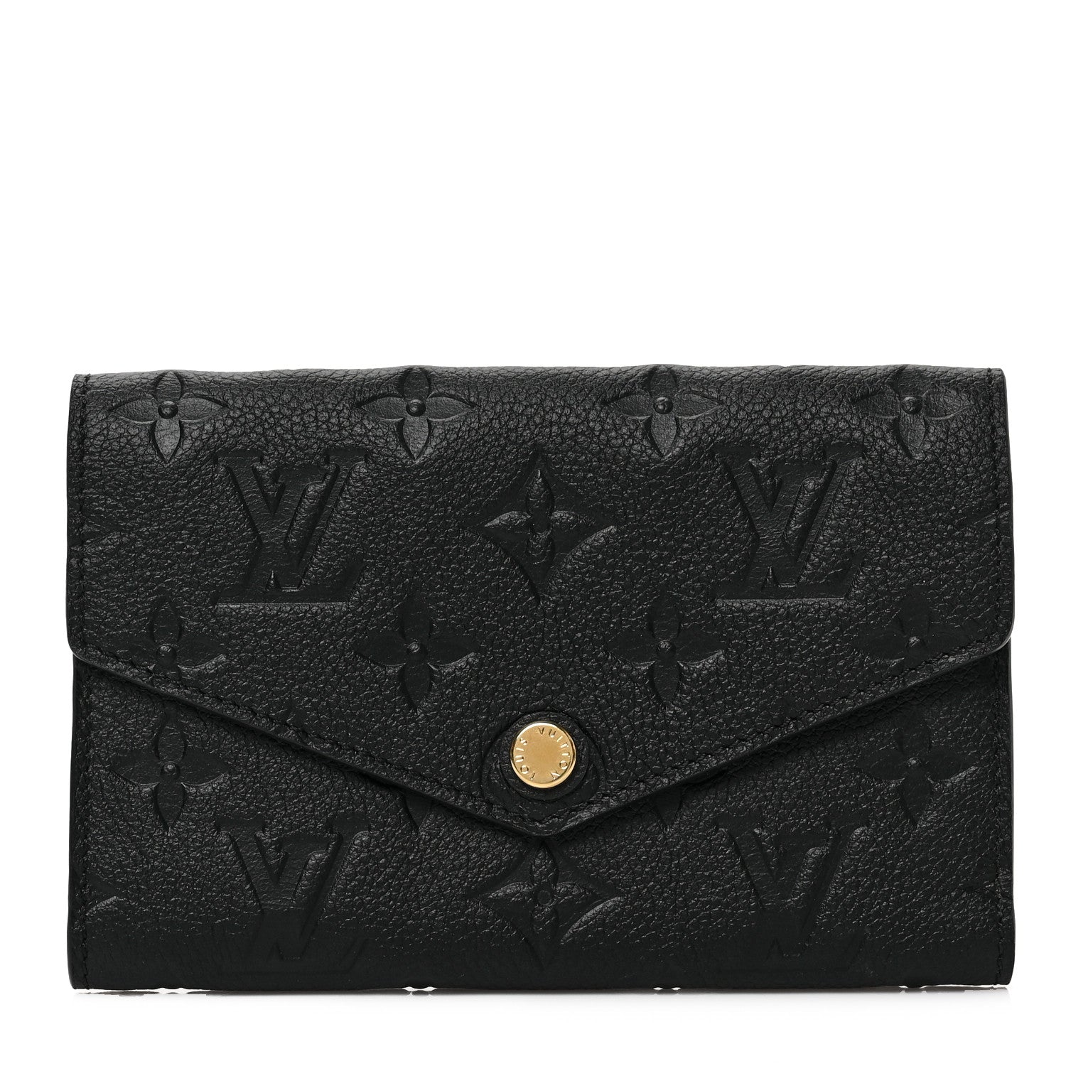 Louis Vuitton Empreinte Compact Curieuse Wallet Black 1 of 6
