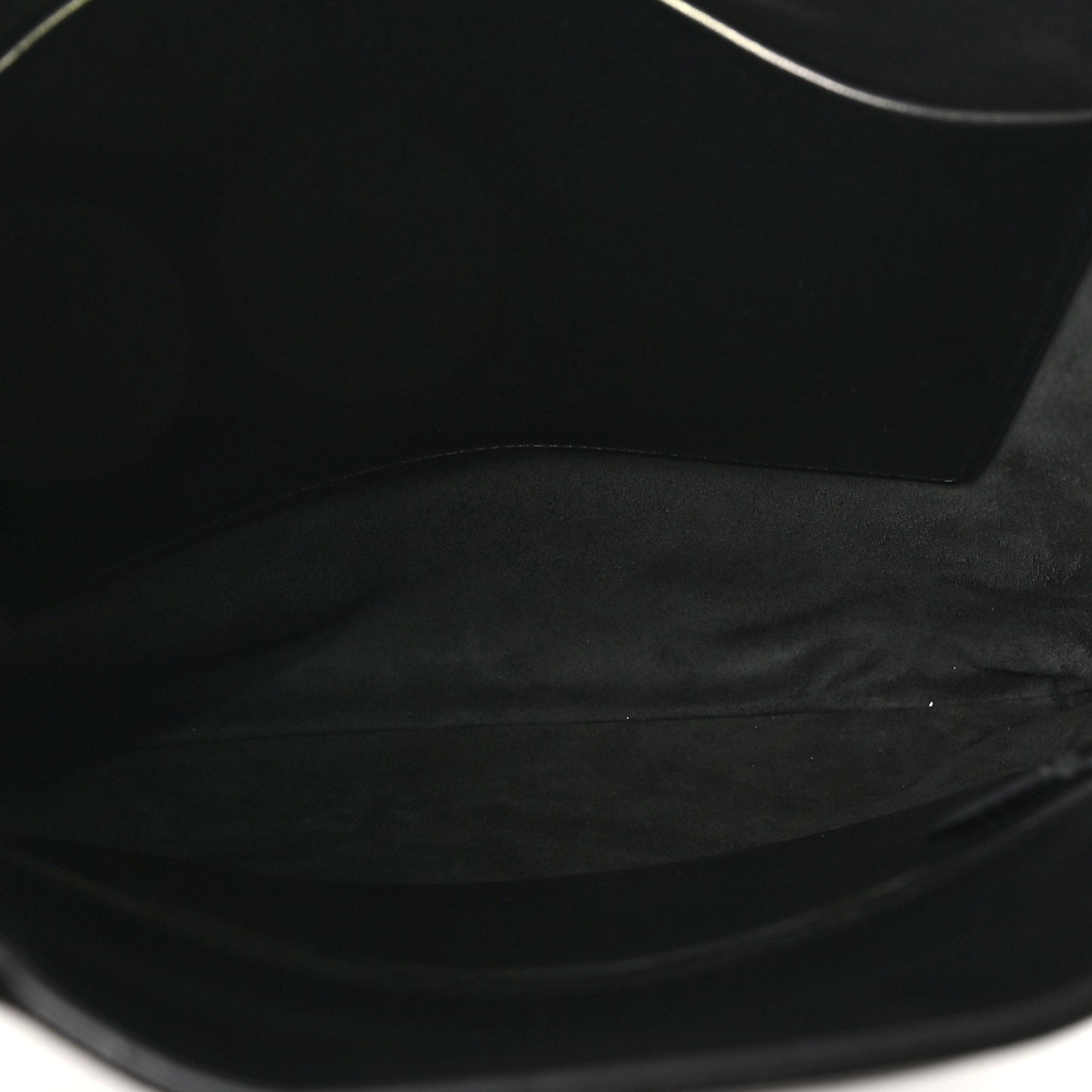 Lambskin Flat Tote Black