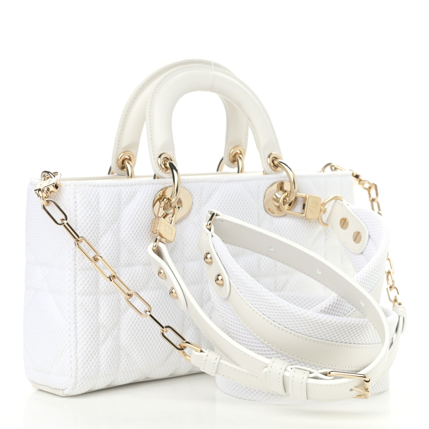 Macrocannage Technical Fabric Lady D-Joy White