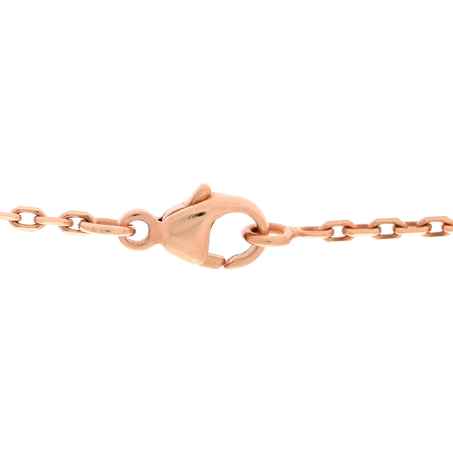 Hermes Lacquered Rose Gold Pop H Pendant Necklace Black 7 of 8