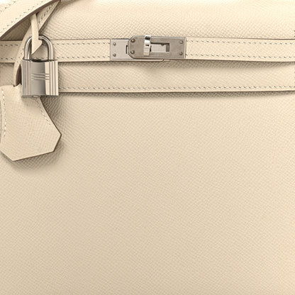 Hermes Epsom Kelly Sellier 25 Craie 8 of 12