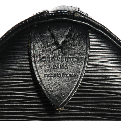 Louis Vuitton Epi Speedy 25 Black 6 of 8