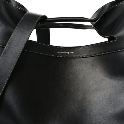 Alexander McQueen Calfskin Large The Bow Bag Black 8 of 10
