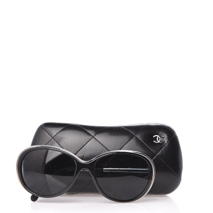 Chanel Acetate Butterfly CC Sunglasses 6037 Black 7 of 7