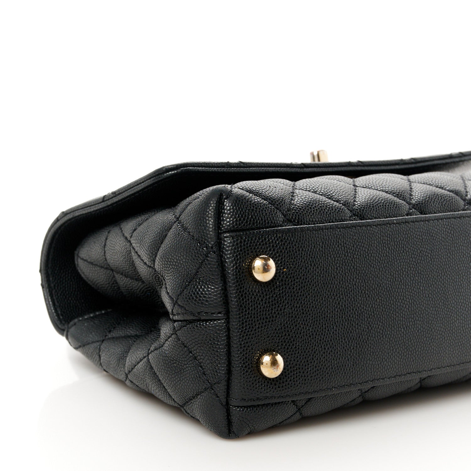 Chanel Caviar Quilted Mini Coco Handle Flap Black 10 of 11