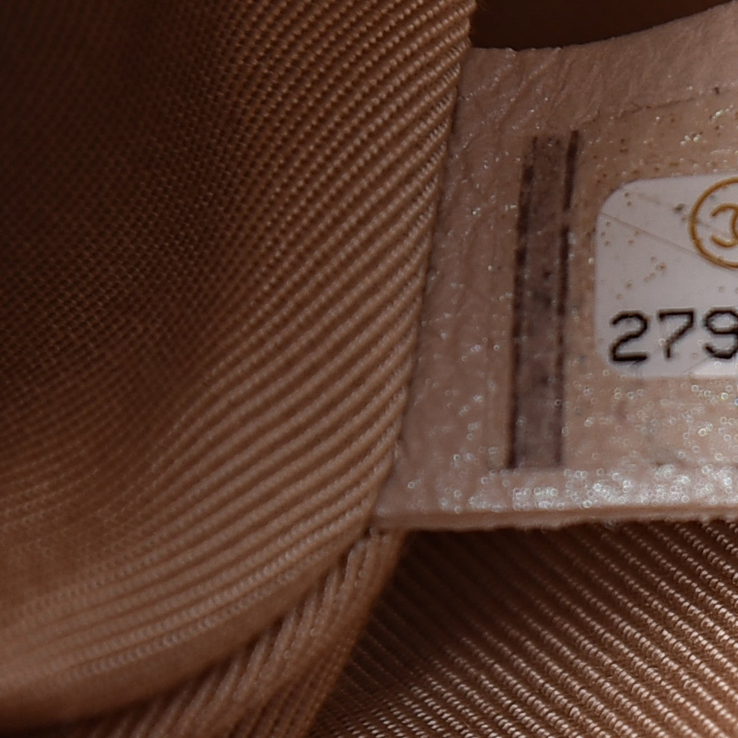 Iridescent Calfskin Quilted All About Waist Belt Bag Beige
