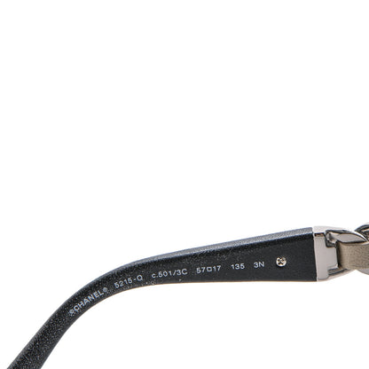 Chanel CC Chain Sunglasses 5215Q Black 5 of 8