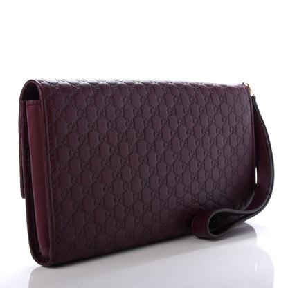 Gucci Microguccissima Travel Document Case Burgundy 4 of 9
