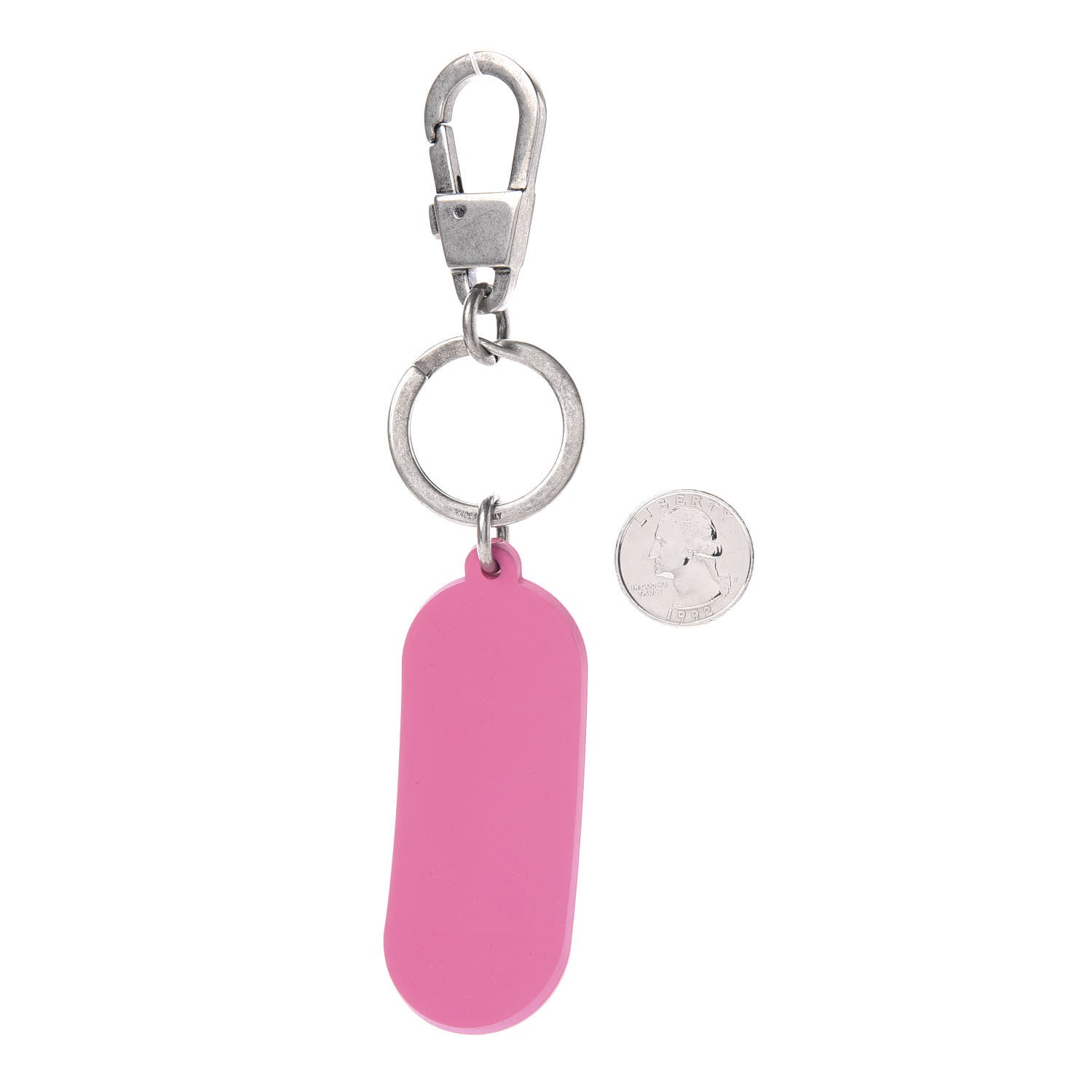 Gucci X SEGA Rubber Logo Key Chain Pink 2 of 2