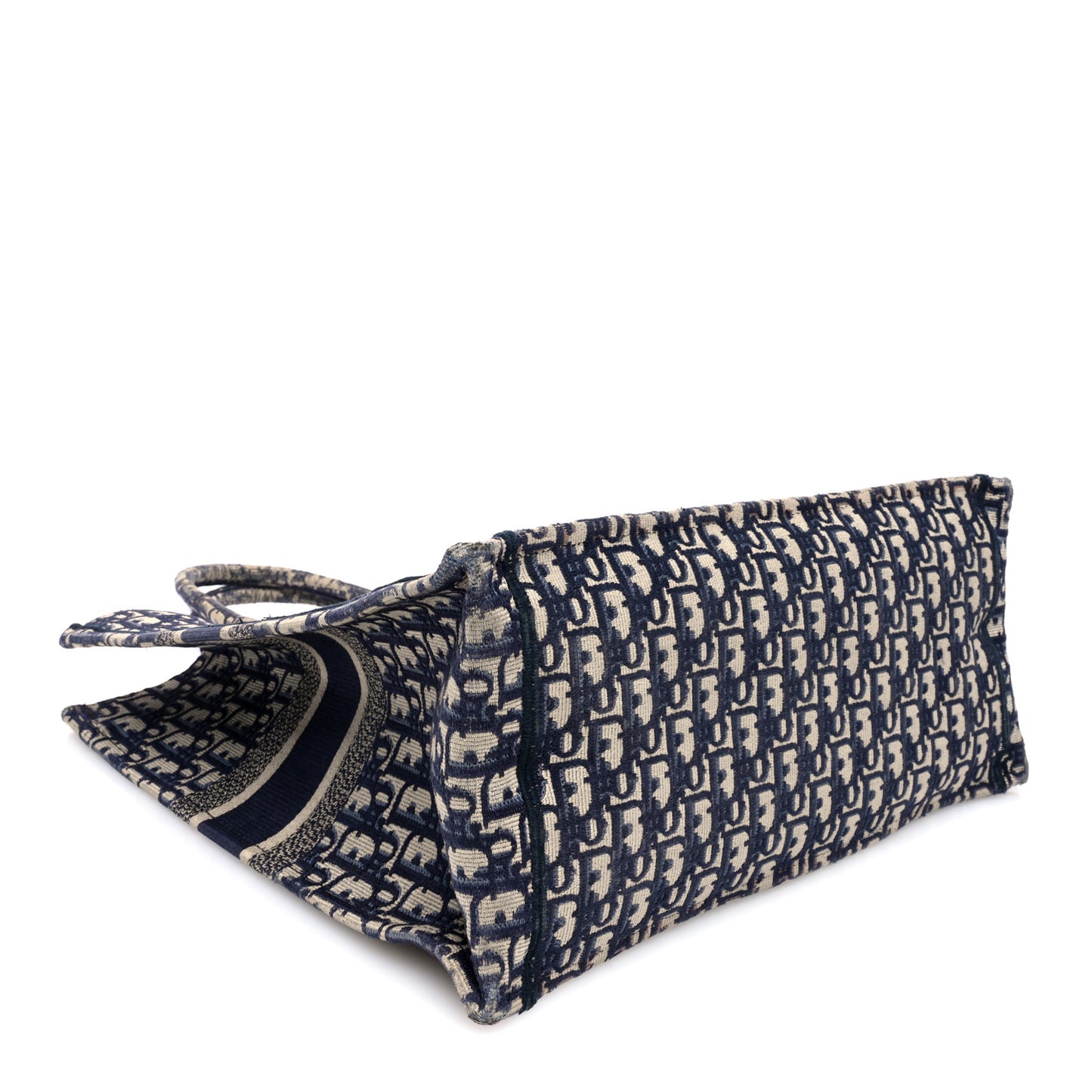 Oblique Large Book Tote Blue Multicolor