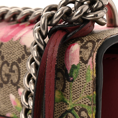 Gucci GG Supreme Monogram Blooms Small Padlock Shoulder Bag Beige Multicolor Dry Rose 13 of 13
