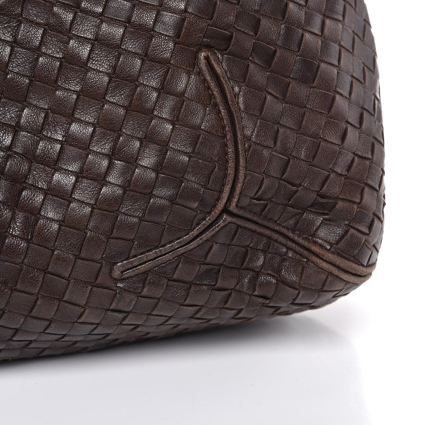 Nappa Intrecciato Ball Hobo Ebano