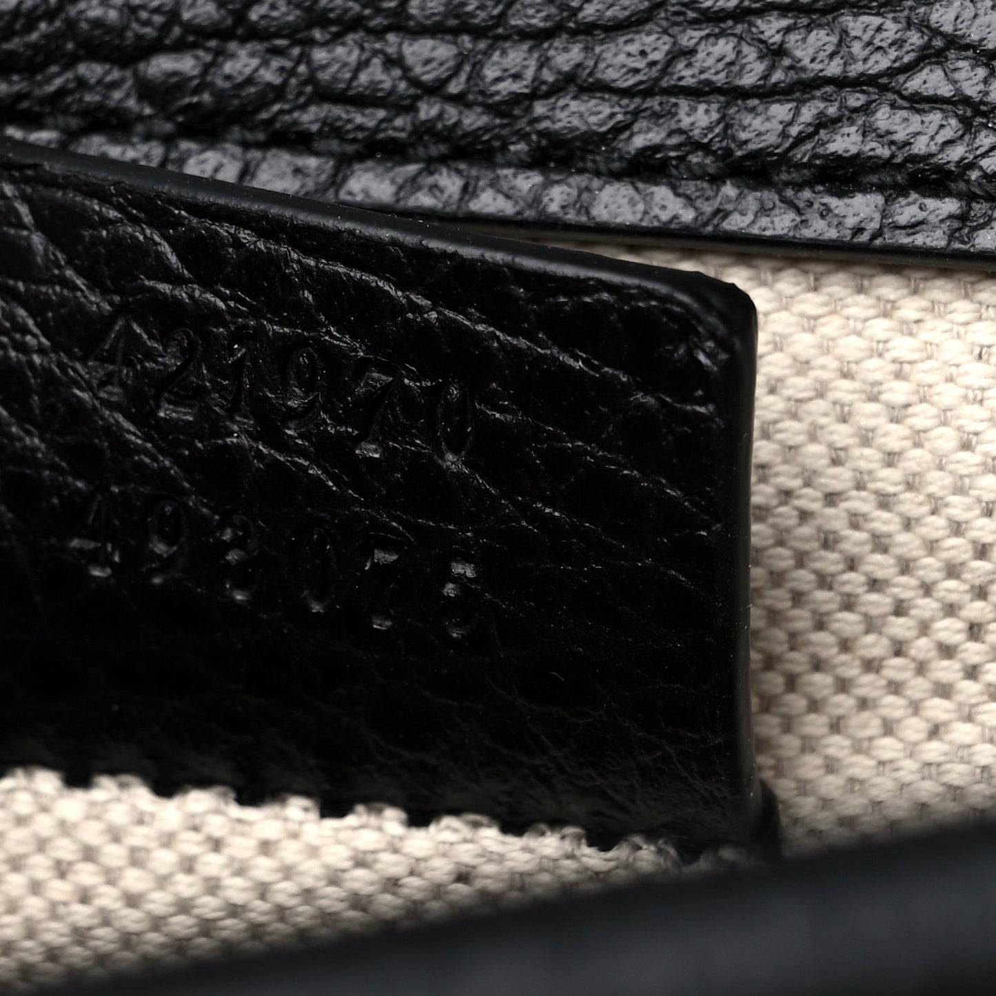 Calfskin Mini Dionysus Shoulder Bag Black