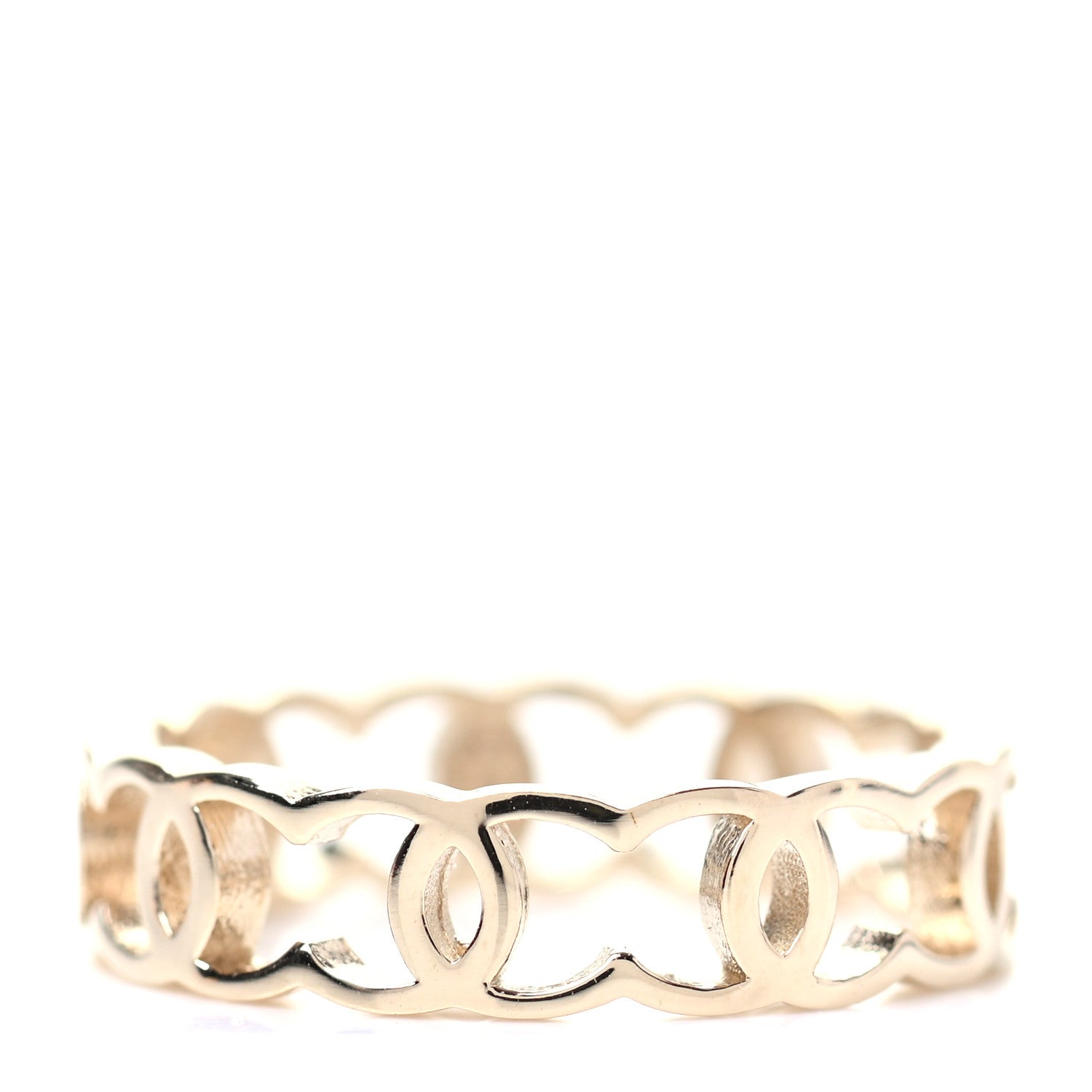 Chanel Metal CC Ring 6 52 Gold 1 of 5