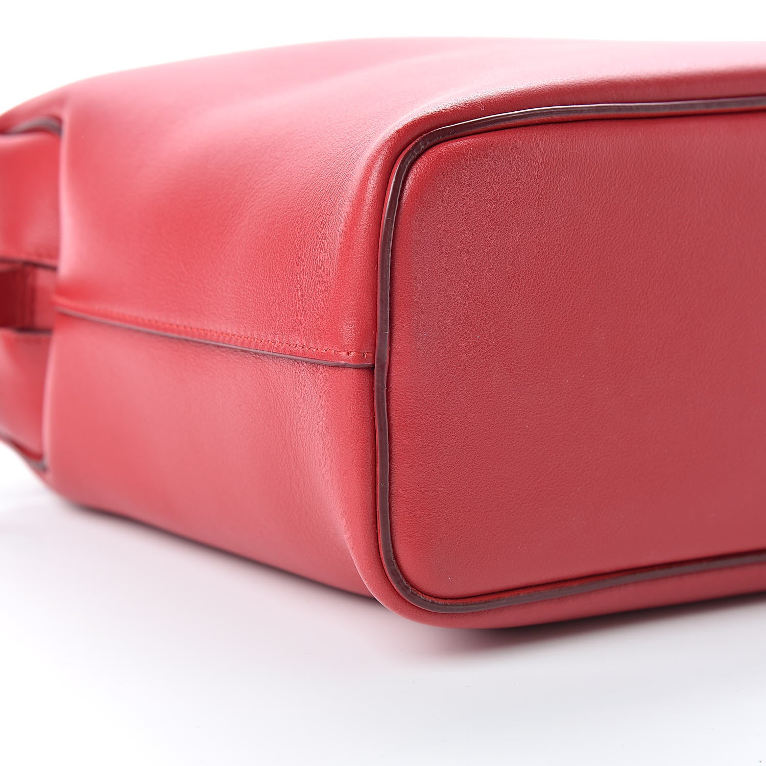 Celine Lambskin Small Soft Cube Satchel Bright Red 9 of 10