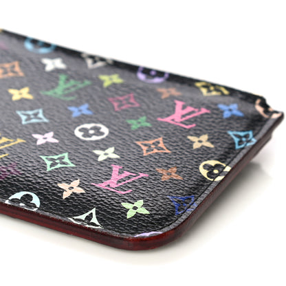 Louis Vuitton Monogram Multicolor Key Pouch Black Violet 9 of 9