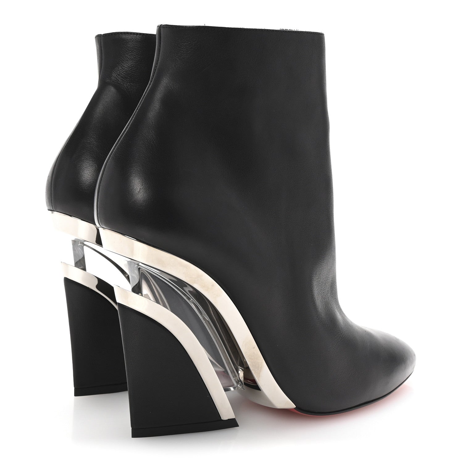 Christian Louboutin Calfskin Levitibootie 100 Booties 42 Black 5 of 9