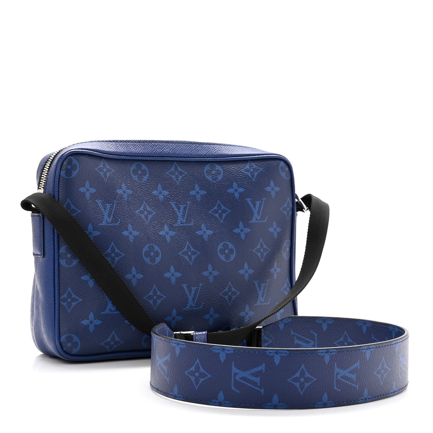 Taiga Monogram Outdoor Messenger Cobalt
