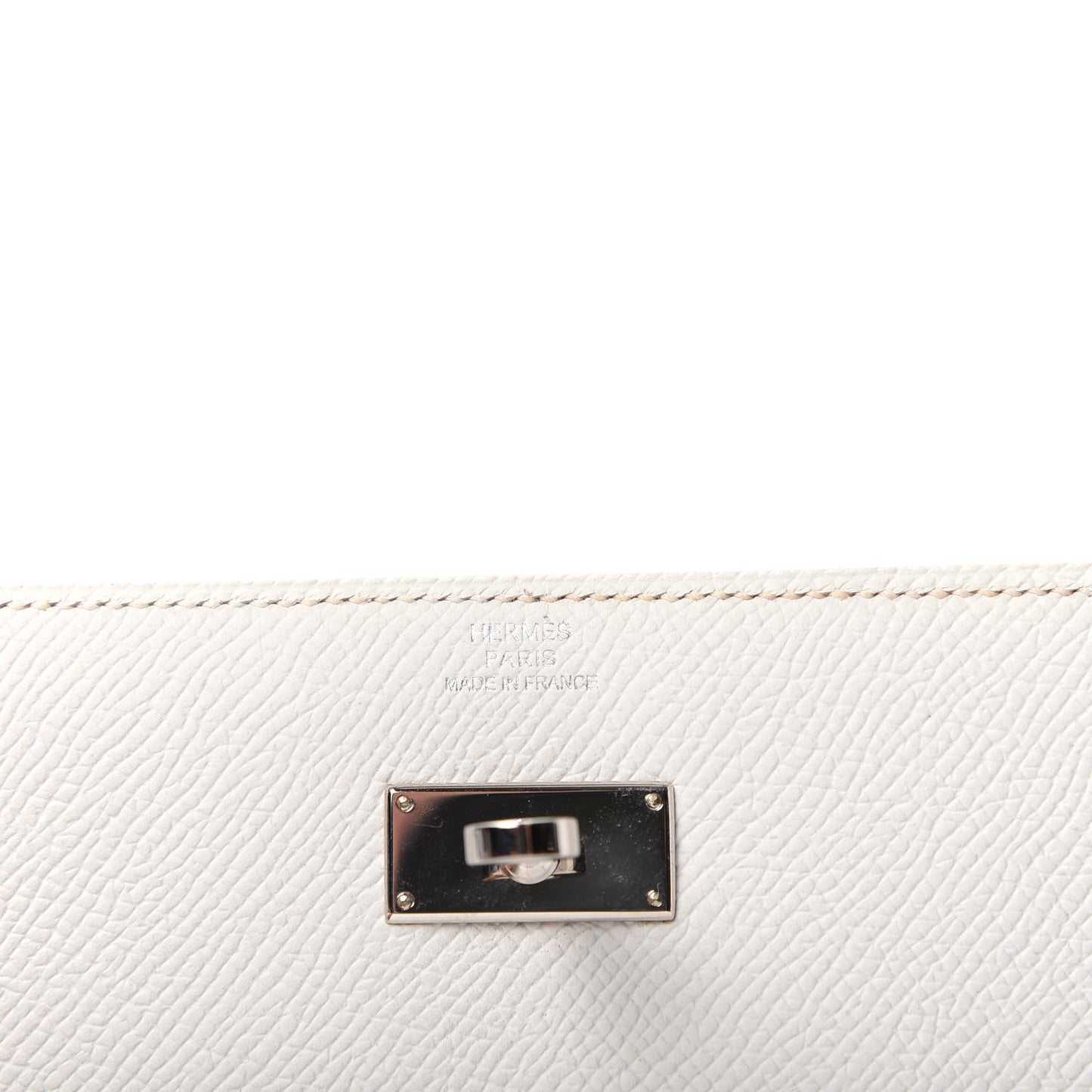 Epsom Medium Kelly Wallet White