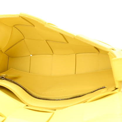 Bottega Veneta Nappa Maxi Intreccio Cassette Bag Lemonade 5 of 11