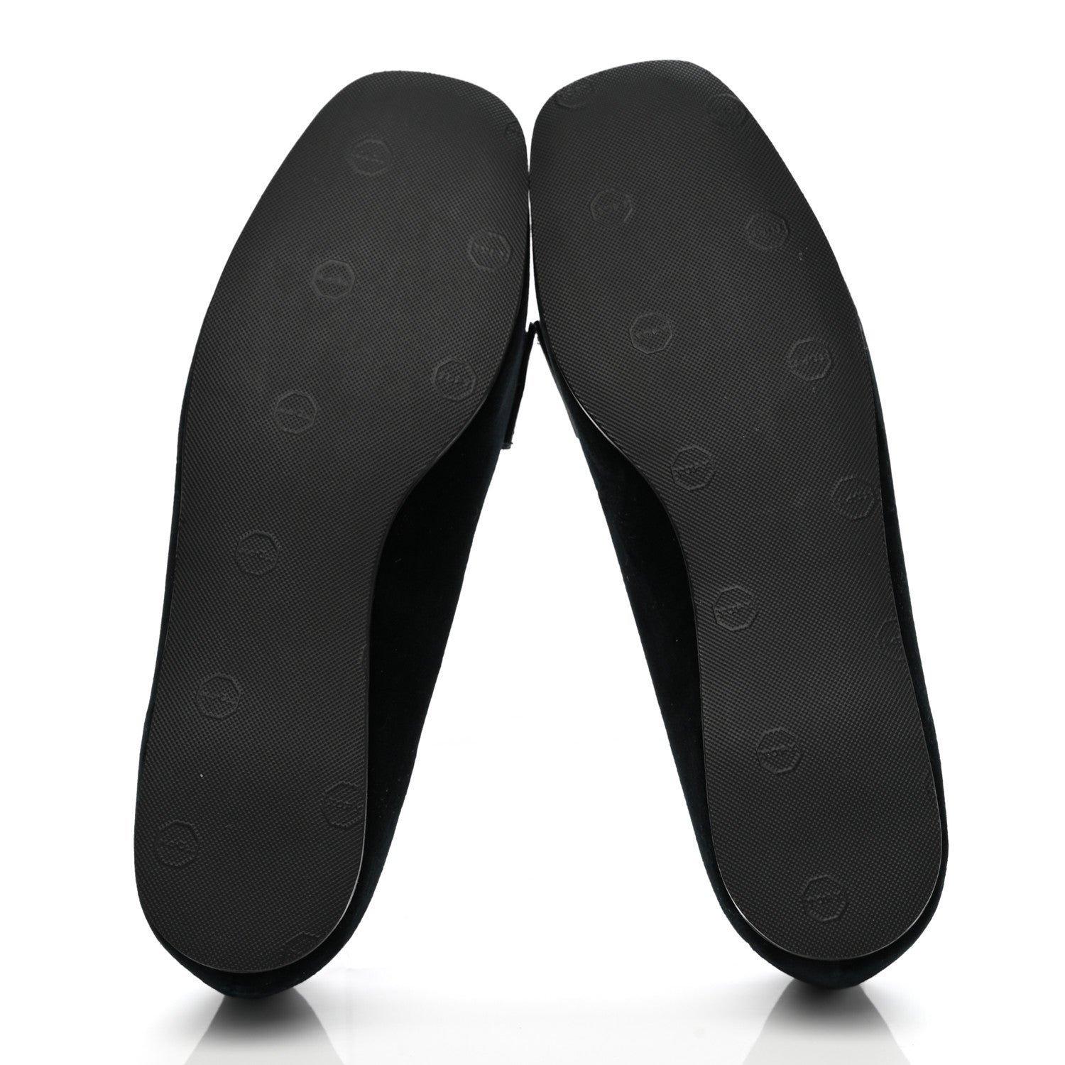Gucci Velvet Etoile Pearl Embellished Loafers 37 Black 5 of 8