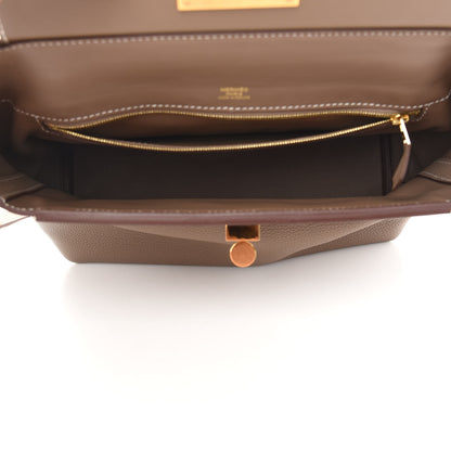 Hermes Taurillon Maurice Swift 24/24 29 Etoupe 5 of 9