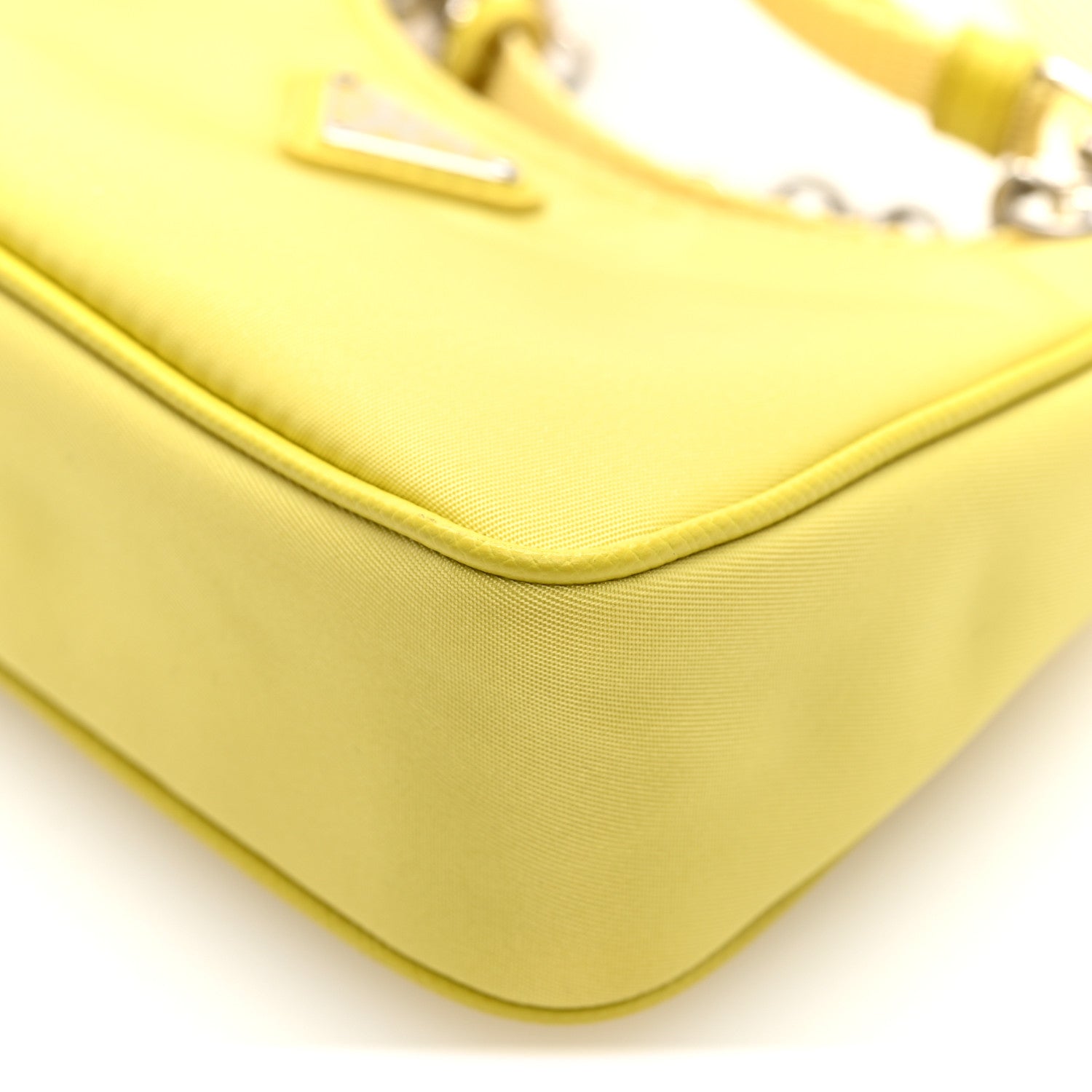 Prada Tessuto Nylon Saffiano Mini Re-Edition 2000 Shoulder Bag Ananas 9 of 9