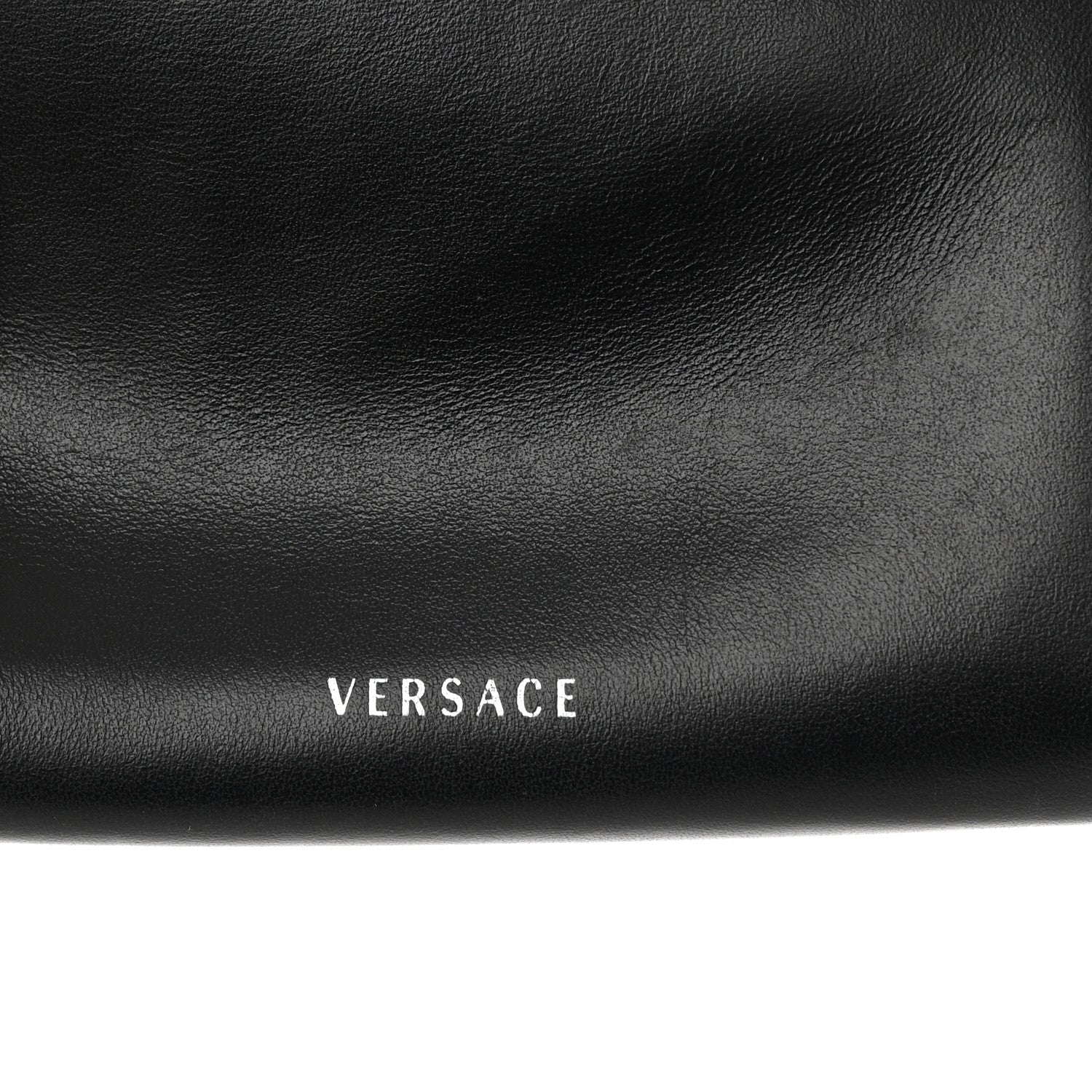 Versace Vitello Virtus Chain Clutch Black 11 of 17