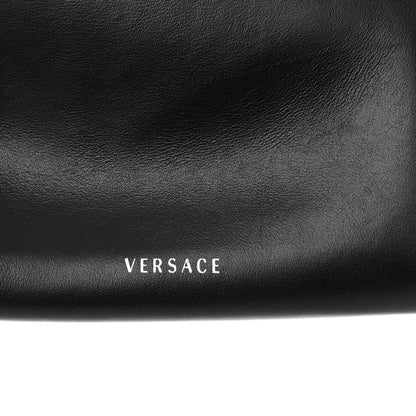 Versace Vitello Virtus Chain Clutch Black 11 of 17